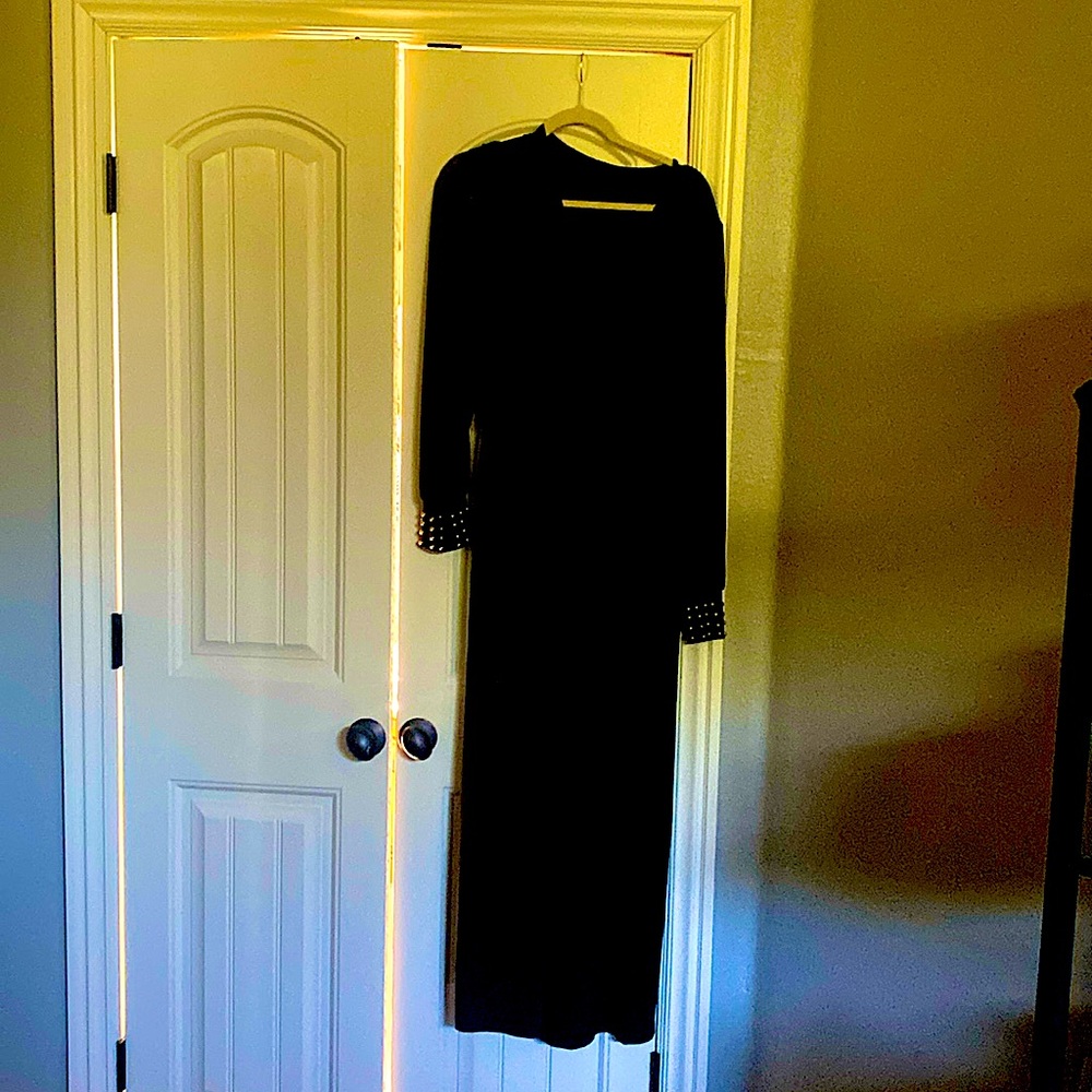 Size 10-12 privately made jump suit with gold button detail on sleeves